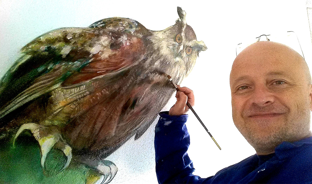 Stephan Peters, ook bekend als PENPaints, zal de kunstschilderingen maken aan de oever van Kanaal Zuid