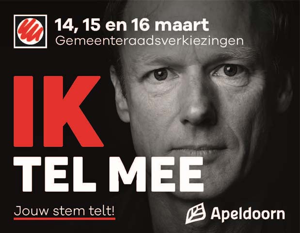 Campagne ‘ik tel mee’ in Apeldoorn