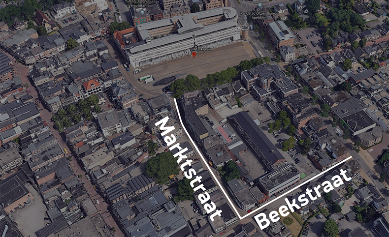 De Marktstraat en de Beekstraat in de binnenstad